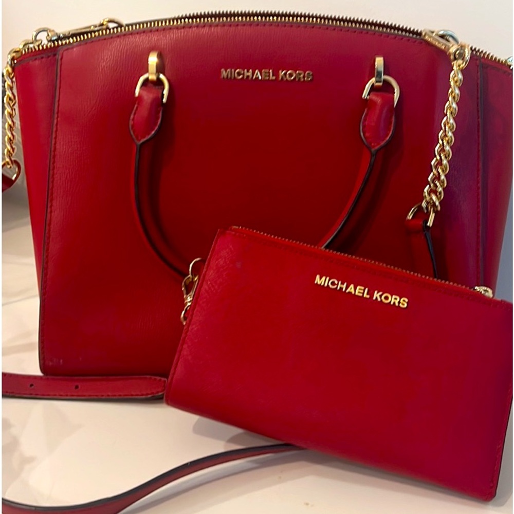 Michael Kors Purse & Wallet set